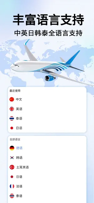 翻译-AI翻译软件:出国英语语音拍照翻译官大全 iPhone screenshot 4