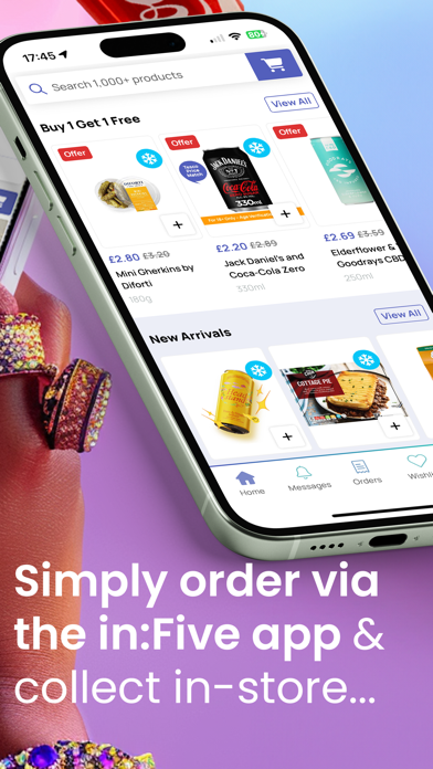 in:Five - Click & Collect Screenshot