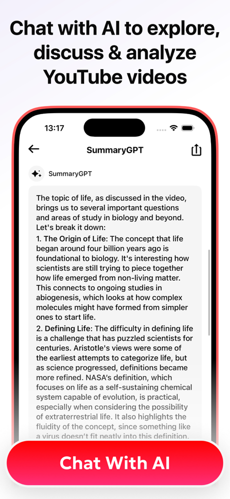 YT Video Summary - AI Chat screenshot 3