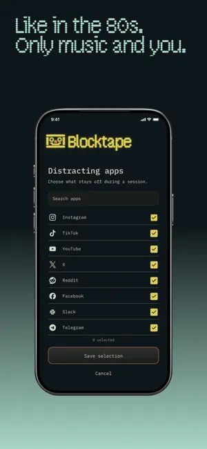 Blocktape: Retro App Blocker screenshot 3