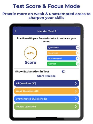 Florida CDL Practice Test iPad screenshot