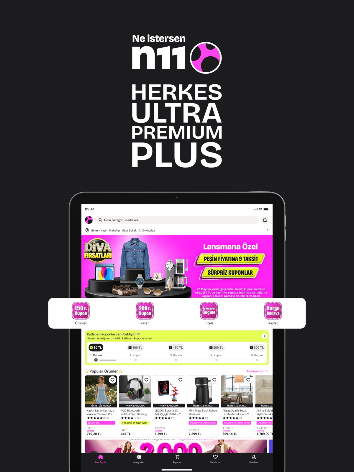 n11-Online Shopping ipad screenshot 1