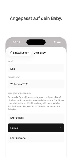 Wetterbaby iPhone screenshot 4