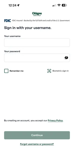 CBT-Mobile Banking screenshot 1