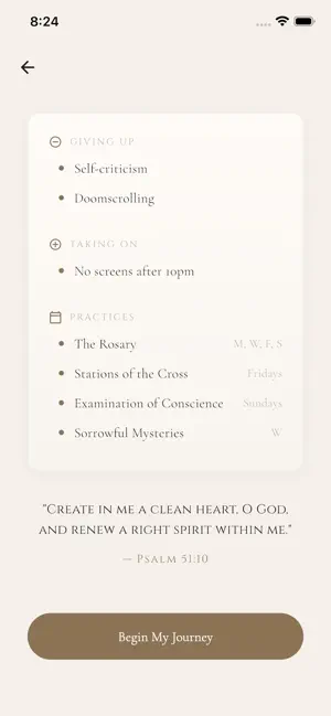 Forty: Lent Companion screenshot 1