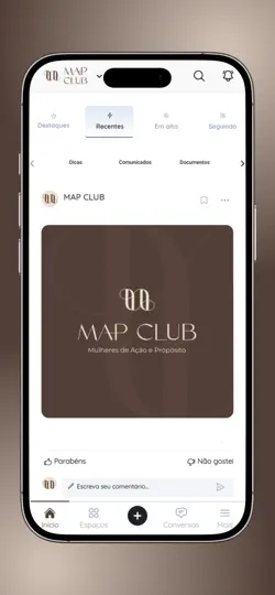 Captura de pantalla de MAP Club en iPhone 4