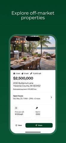 Leelanau Living Realty Group screenshot