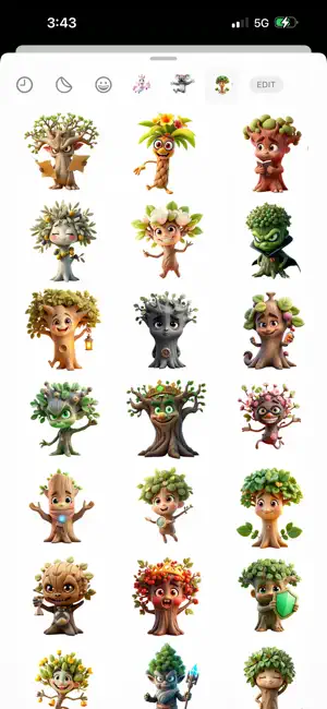 Enchanted Tree Stickers screenshot 1