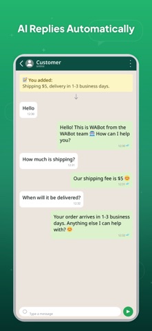 WABot: AI Auto Reply Bot & CRM Screenshot 1 of 5