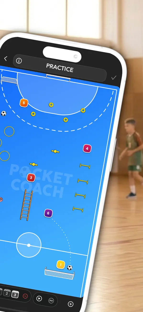 Screenshot #2 pour Pocket Coach Futsal Board
