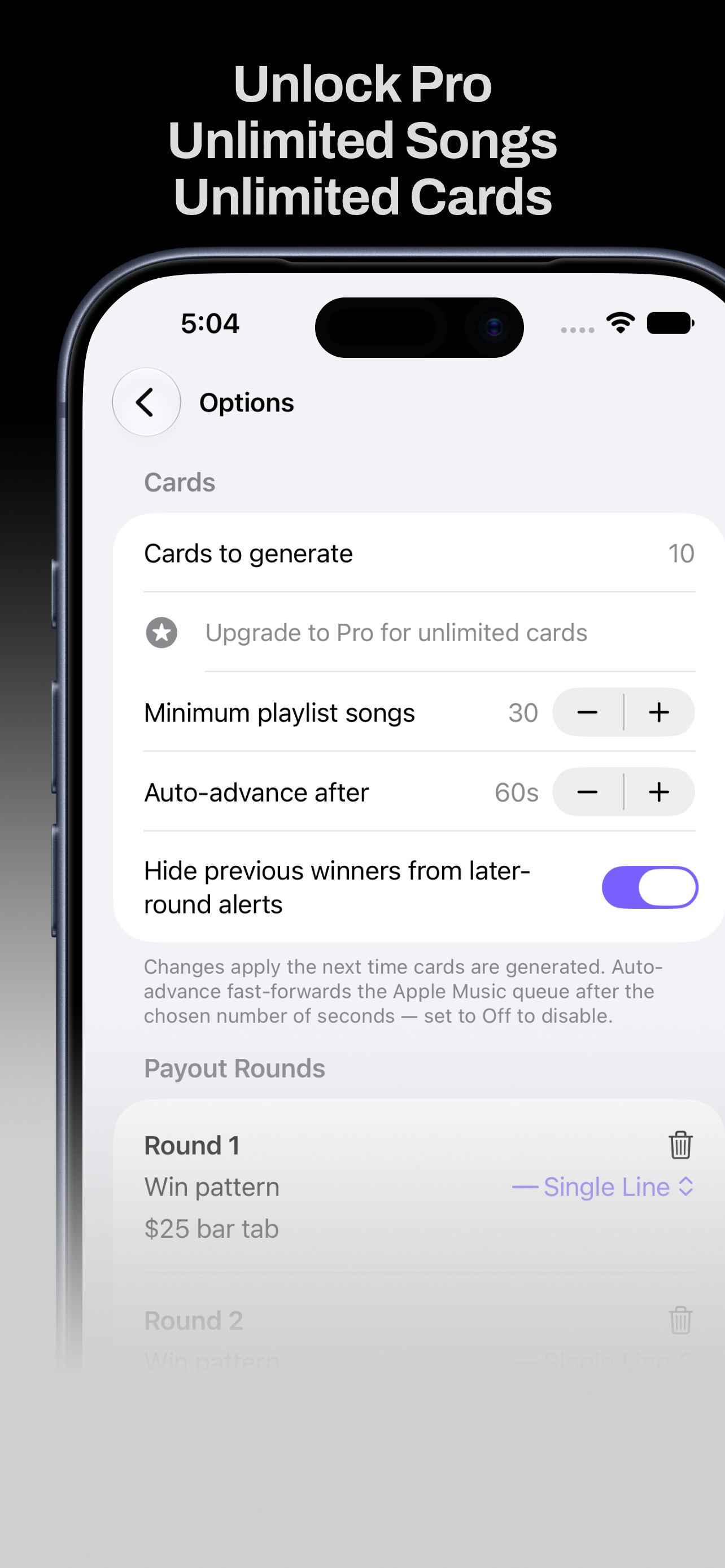Druware Music Bingo screenshot 5