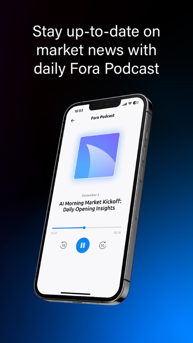 Fora: Crypto & Stock Screenshot