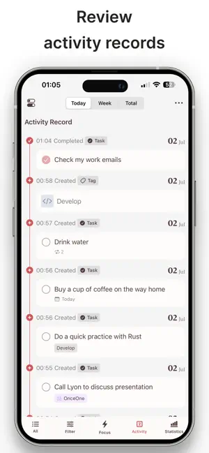 OnceOne - Grouping To-Do tasks screenshot 3