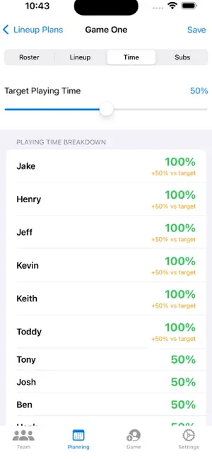 Soccer Planner screenshot 3