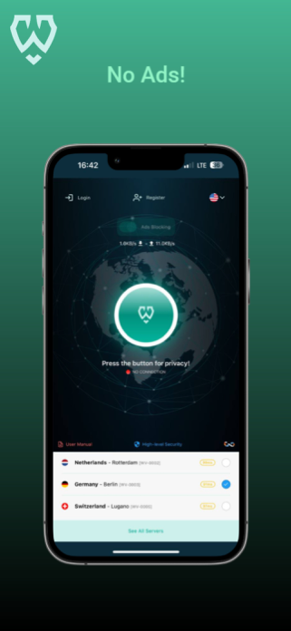 WeeVPN - Secure AdBlock Screenshot 2 of 4