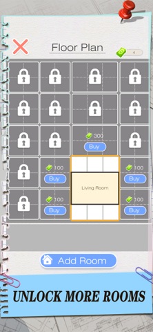 Room Creator: Blueprint Puzzle iPhone screenshot