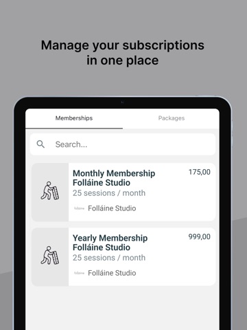 Folláine Studio iPad screenshot