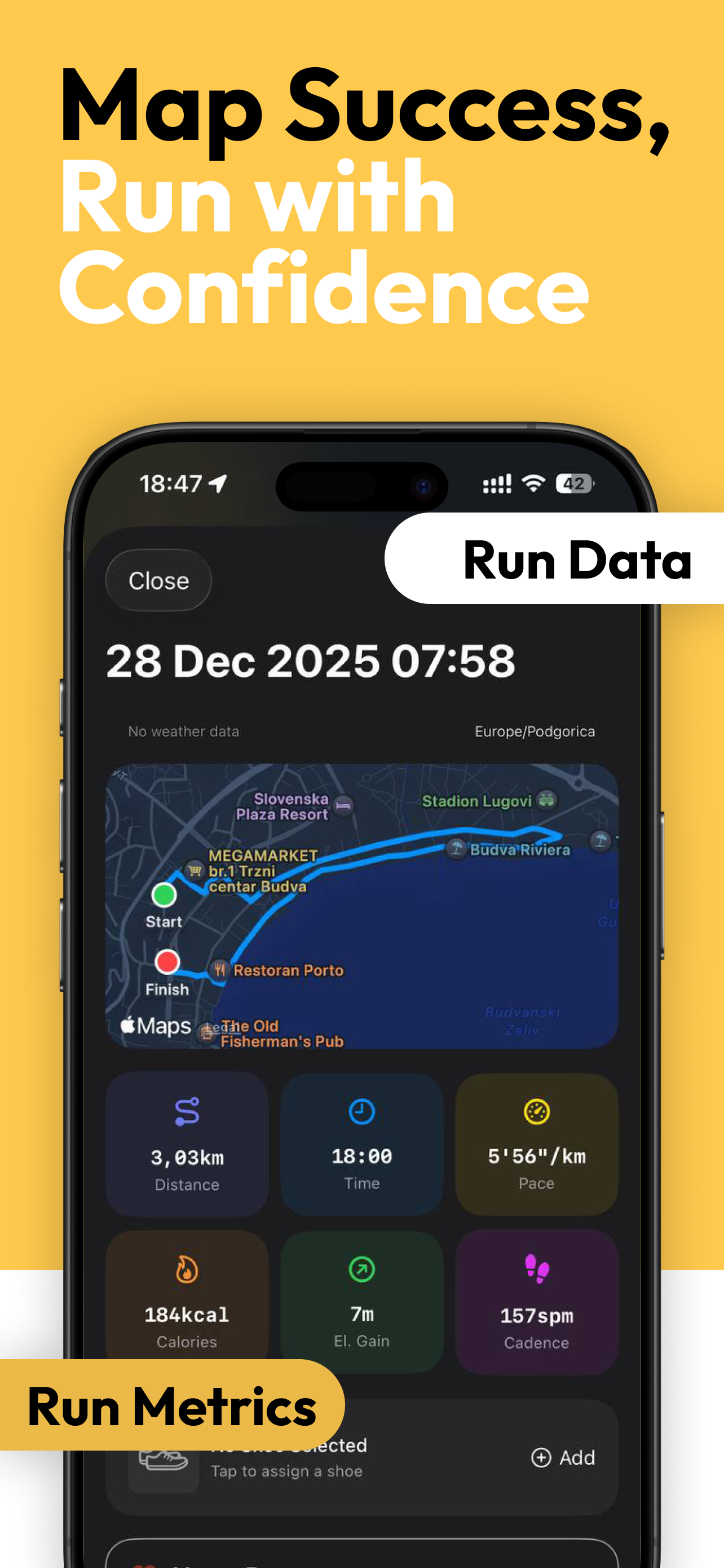 Run Stats: Running App screenshot 3