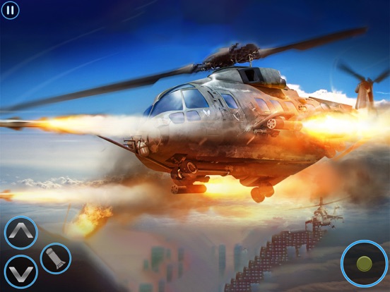 Gunship Battle-Sky Shooter Sim iPad screenshot 1 - Games app