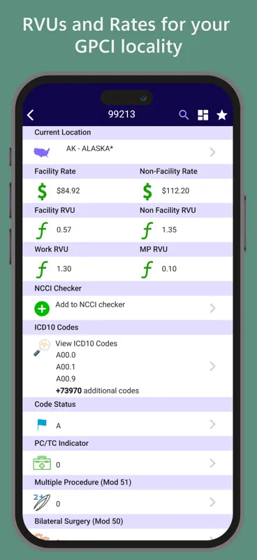 iCoder CPT RVU ICD10 HCPCS screenshot 8 of 10