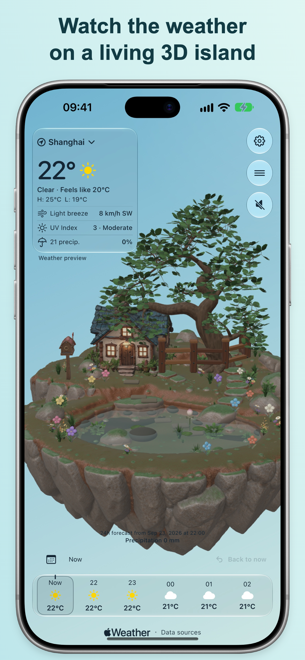 Weather Islet: 3D Forecast