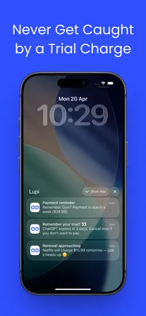 Lupi: Bills & Subscriptions screenshot 3