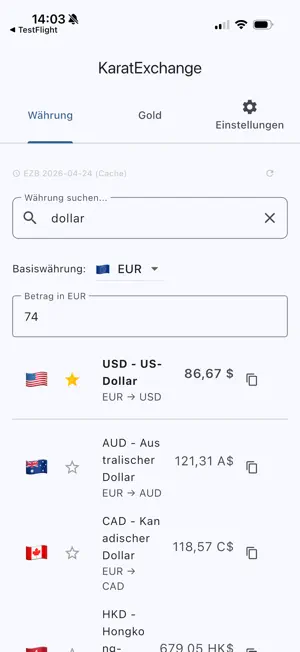 KaratExchange screenshot 1