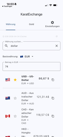 KaratExchange screenshot