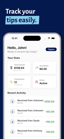 TipTap - Payments screenshot