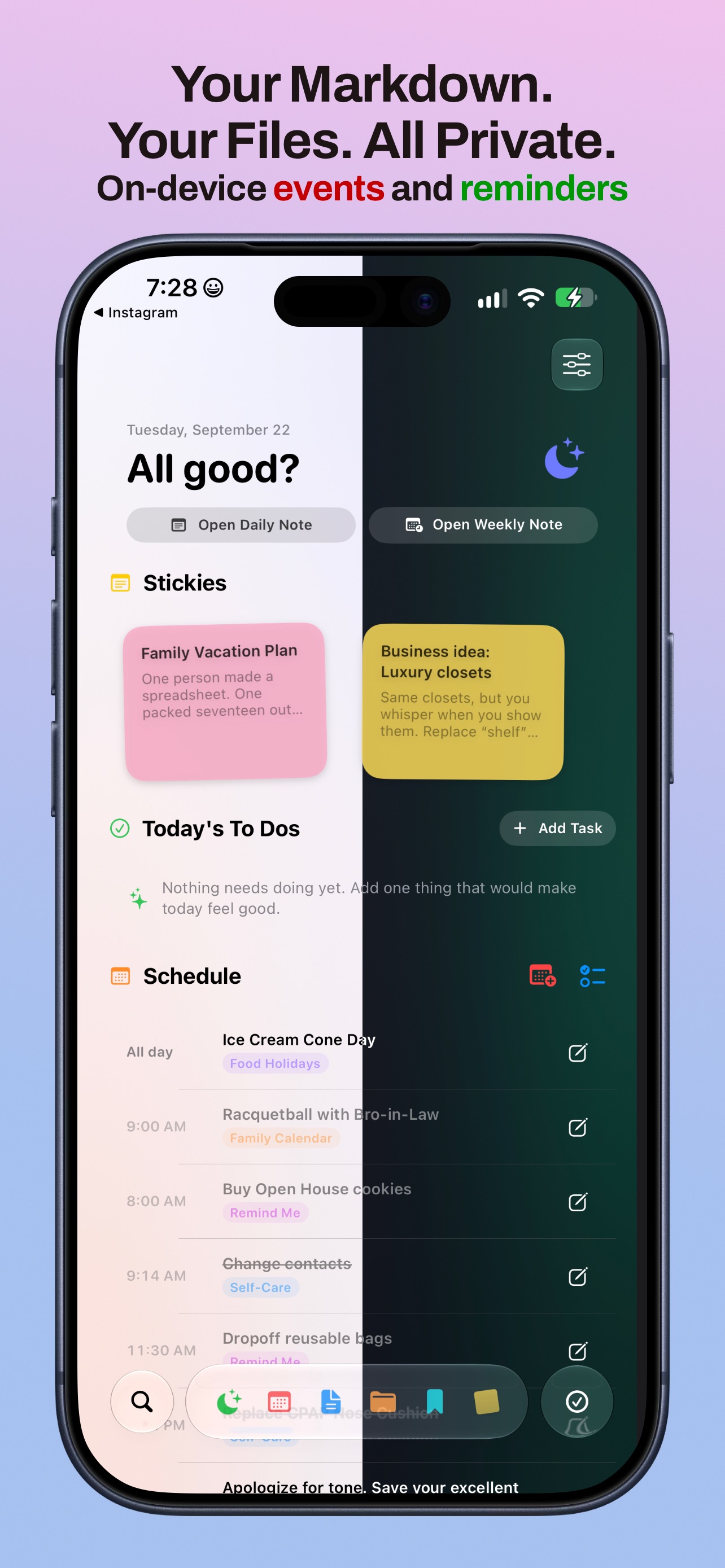 Screenshot 1 of Markdown Planner | Ledge