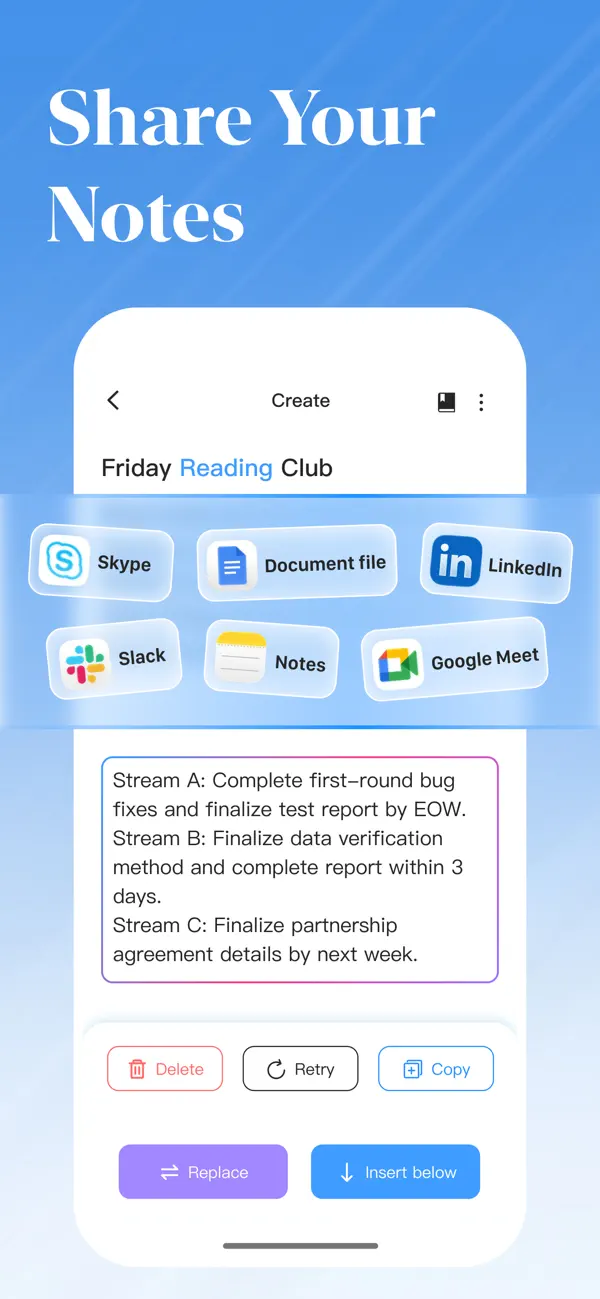 #5. SmartNotes – AI Notes (iOS) Podle: 蕊 安