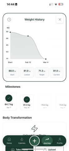 Slimme - AI Calorie Tracker screenshot