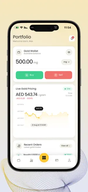 1mg Gold screenshot 1