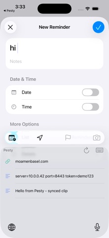 App screenshot