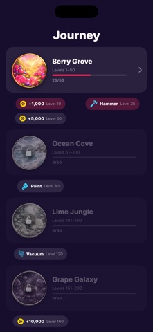Jelly Gates Color Slide Puzzle iPhone screenshot