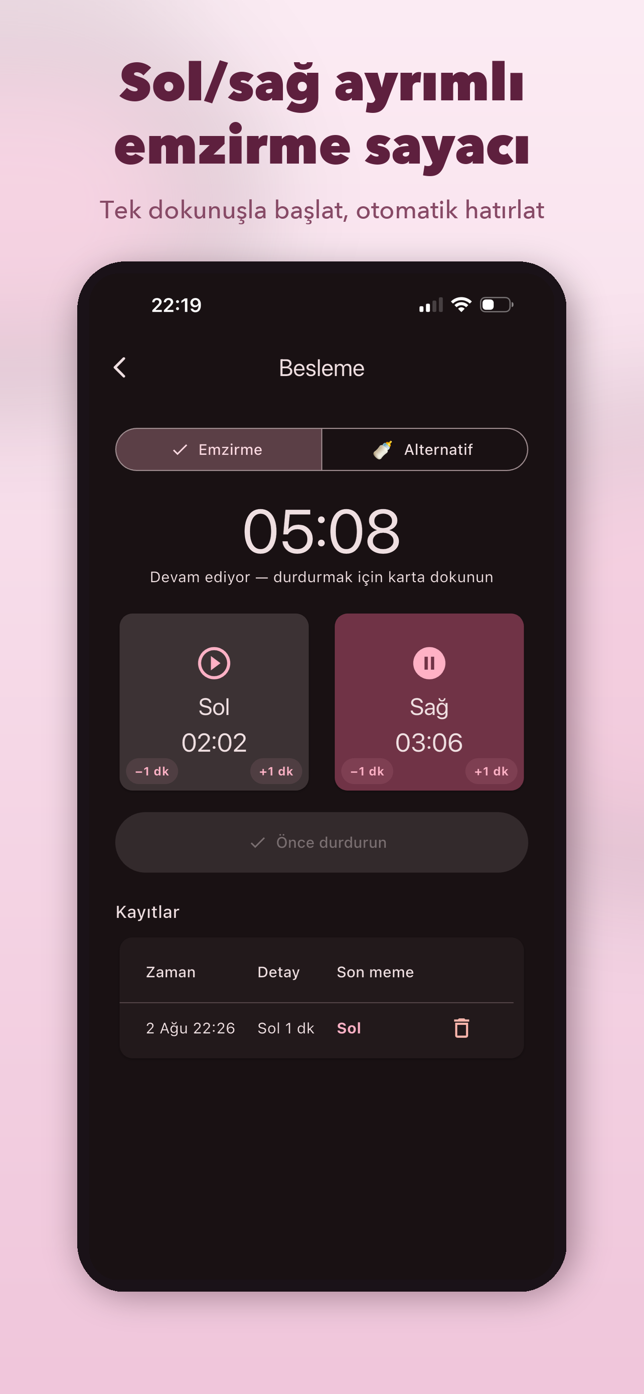 MAMA: Baby Tracker & Nursing screenshot 2