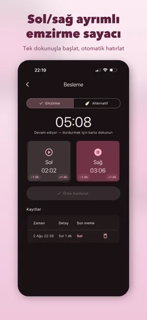 MAMA: Baby Tracker & Nursing screenshot 2