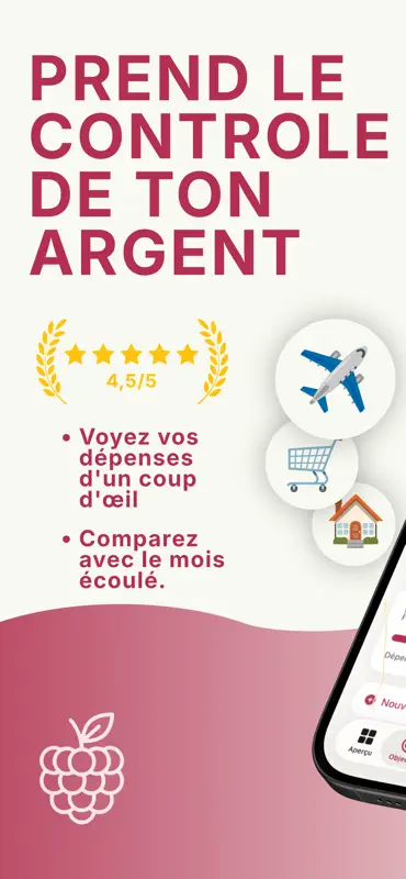 Gestion de budget - Framboise screenshot 1 of 8