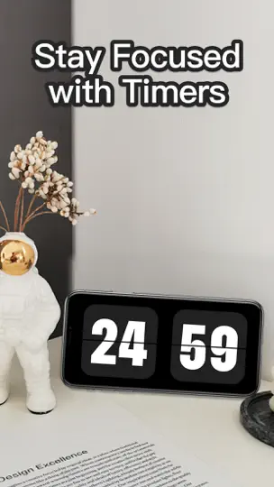 Flip Clock: Dijital Saat iPhone Ekran Görüntüsü 3