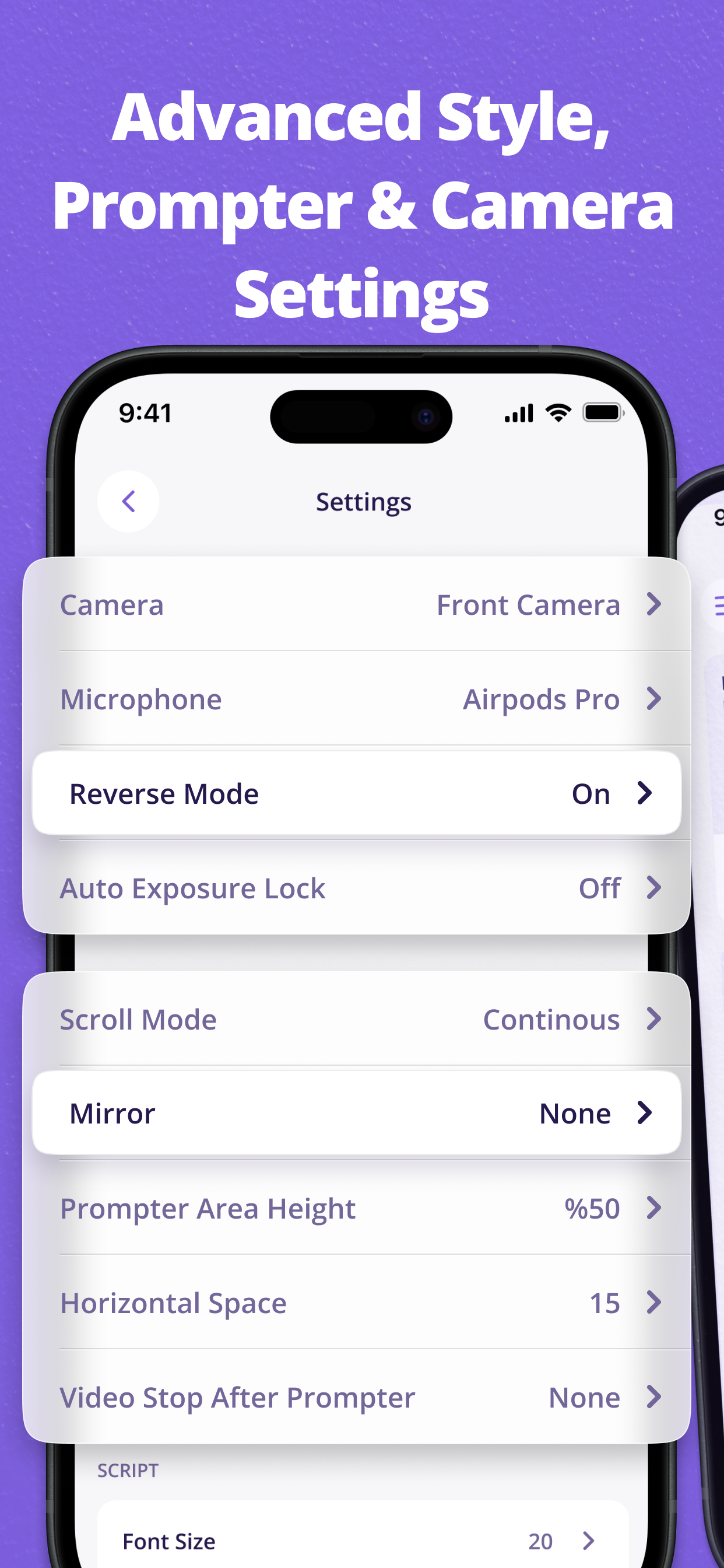 Teleprompter for Video, CUEBOX