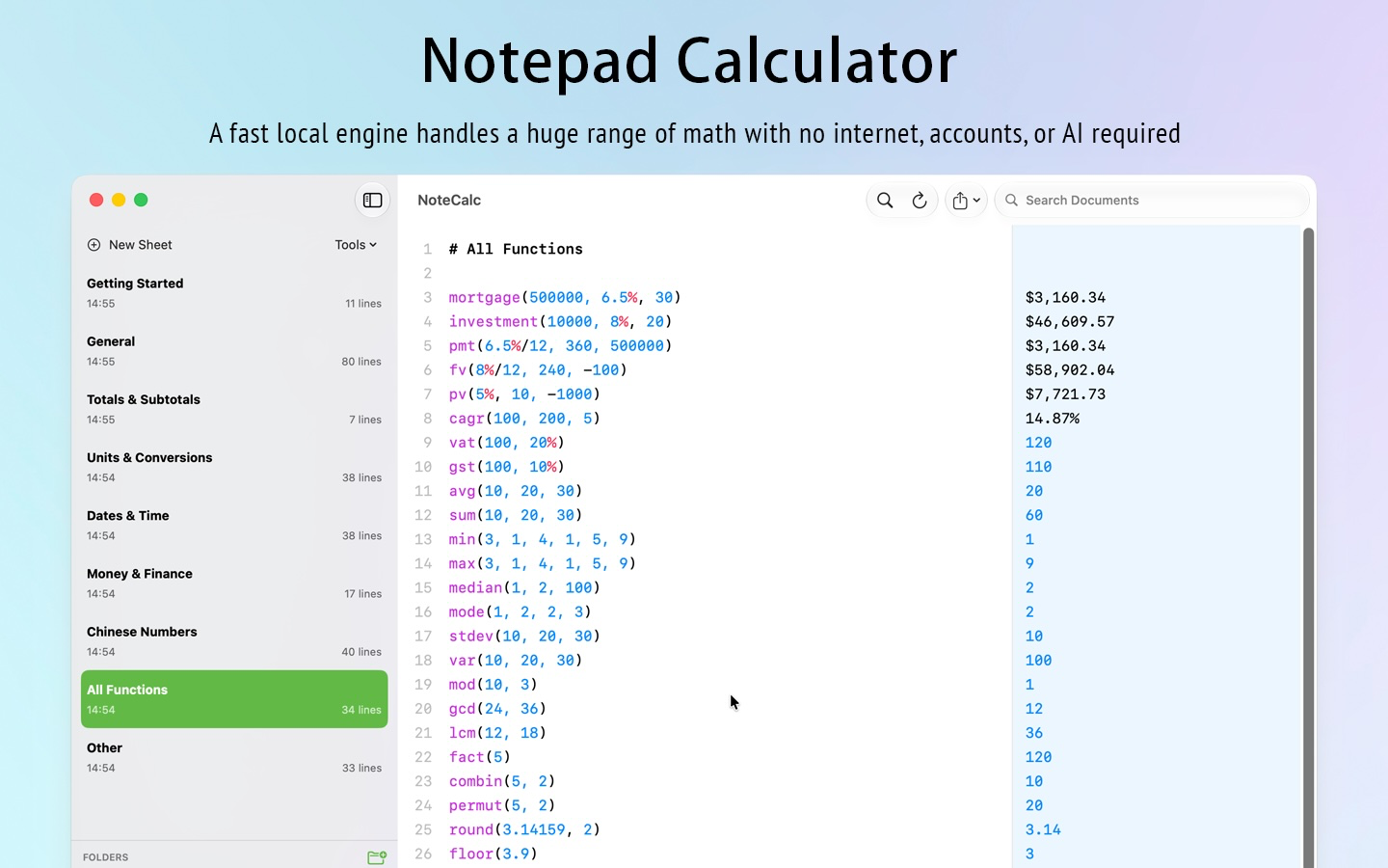 Notepad Calculator screenshot 10