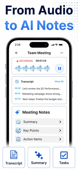 AI Note Taker - Transcription screenshot 4