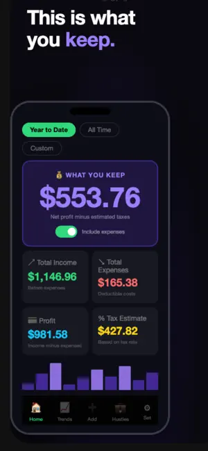 HustleTrack screenshot 2