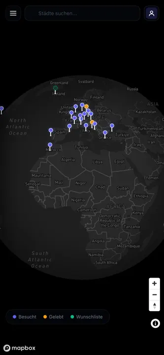 TravelMap screenshot 1