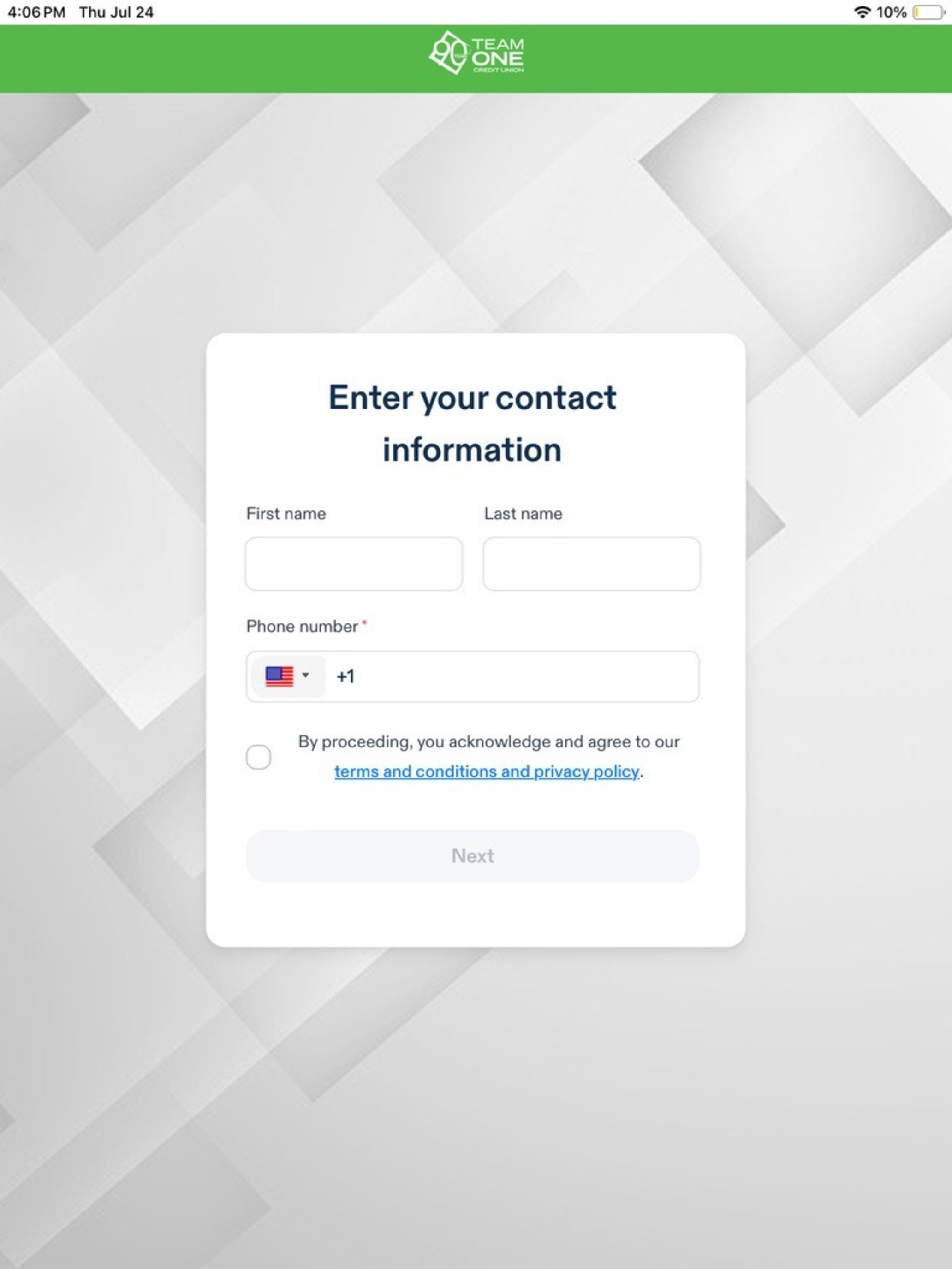 Team One Video Banking