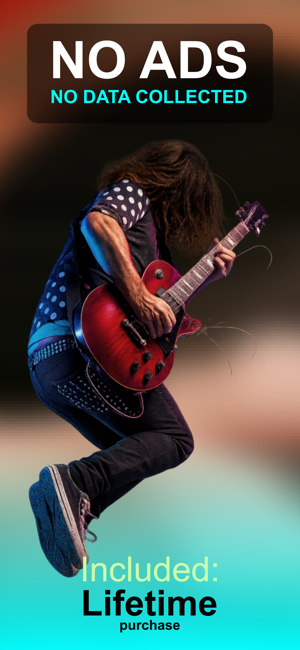 لقطة شاشة للوحة أصابع الجيتار من أداة البحث عن الأوتار