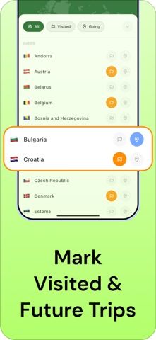 Travel Tracker - Travely screenshot
