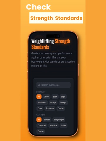 Strength-Calculator iPad screenshot