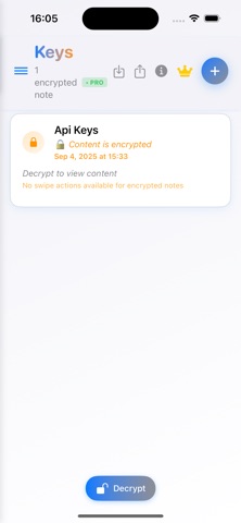 CryptedNotes Screenshot 3 of 4