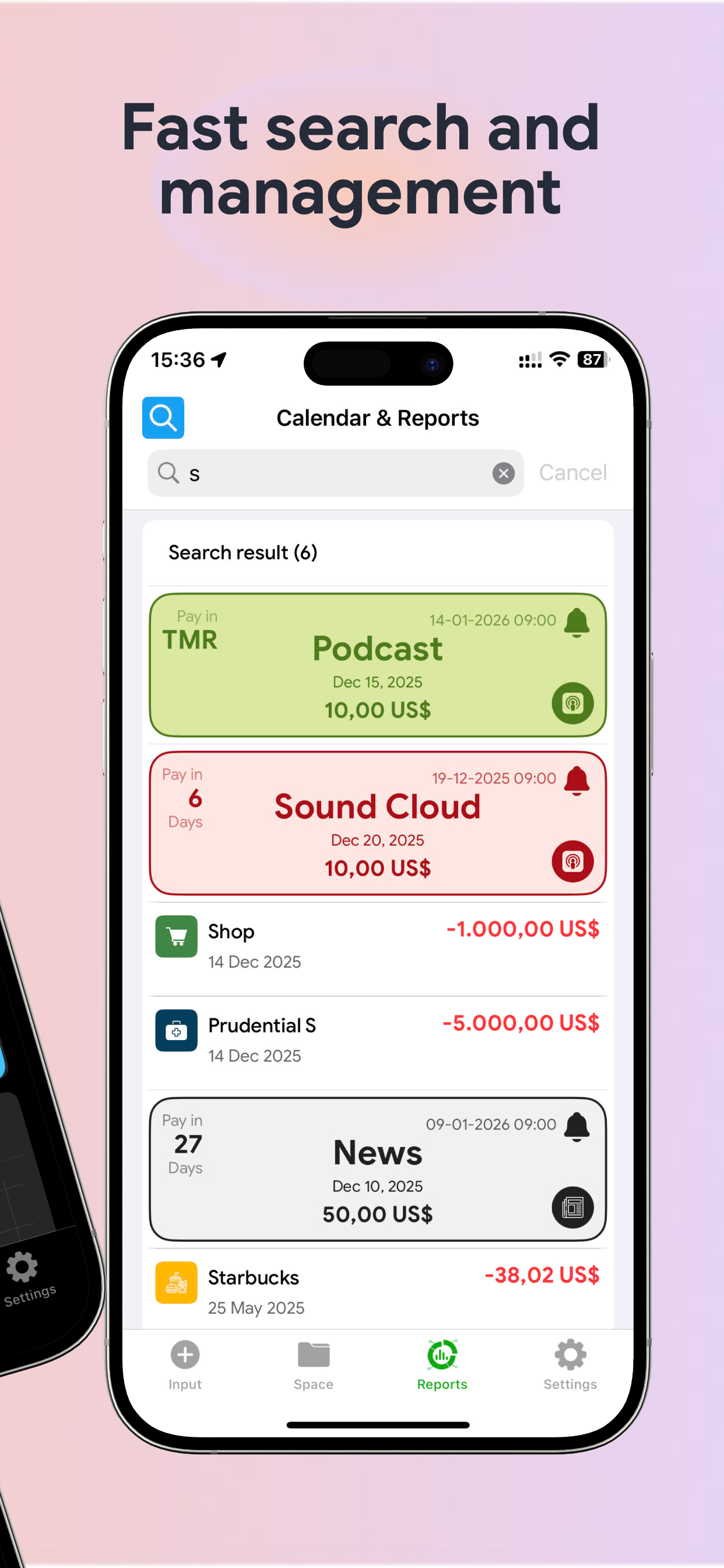 Expense Tracker: Color Money screenshot 9